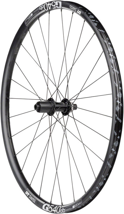 Quality Wheels Tiagra/G540 Rear Wheel - 700c 12 x 142mm Center-Lock HG 11 MTN BLK 28H