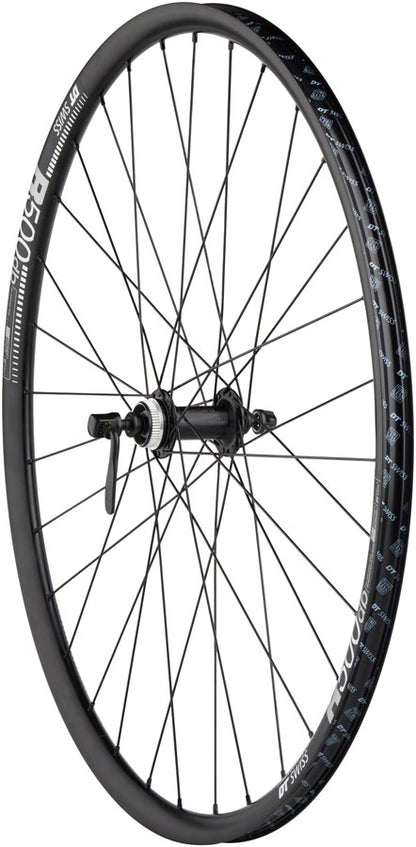 Quality Wheels Shimano / DT R500 Disc Wheelset - 700 QR x 100/135mm Center-Lock HG 11 MTN BLK 32H