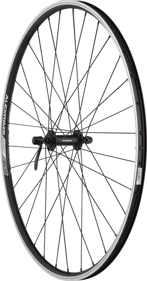 Quality Wheels Value Double Wall Series Front Wheel - 700 QR x 100mm Rim Brake BLK Clincher 32H