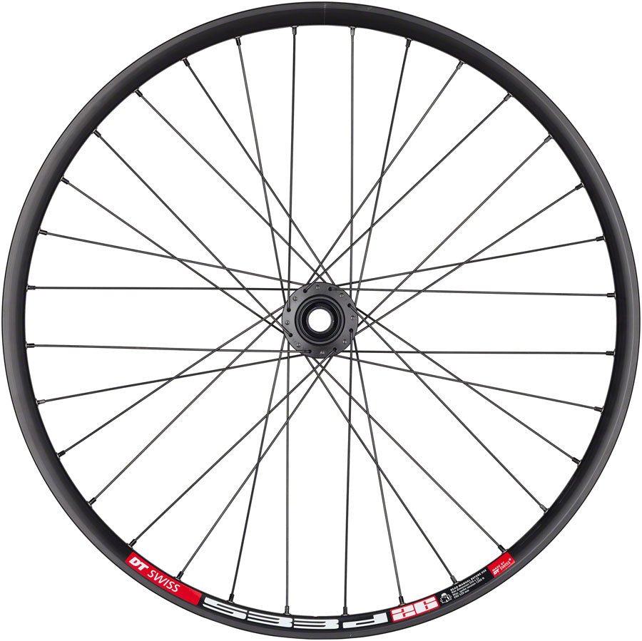 Quality Wheels Bear Pawls / DT Swiss E593 Front Wheel - 26" 20 x 110mm 6-Bolt BLK 32H