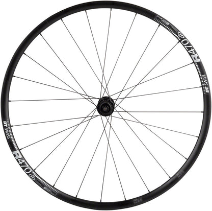 Quality Wheels DT 350/DT R470db Front Wheel - 700 12 x 100mm Center-Lock BLK 24H