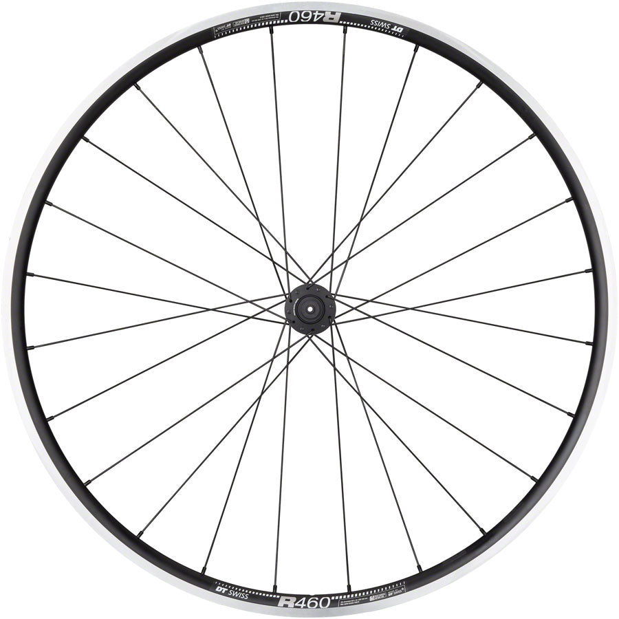 Quality Wheels DT 240/DT R460 Front Wheel - 700 QR x 100mm Rim Brake BLK 24H