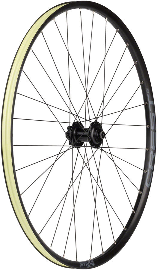 Stan's Crest S2 Front Wheel - 29" QR x 100mm 6-Bolt Black 32H