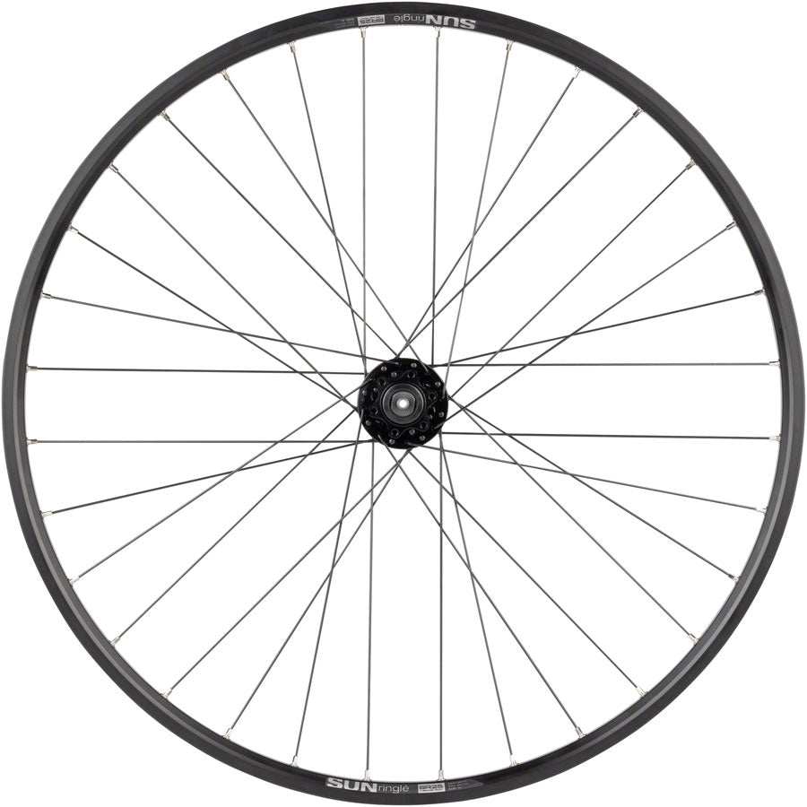 Quality Wheels Value Double Wall Series Disc Front Wheel - 27.5" QR x 100mm 6-Bolt/Rim BLK 32H