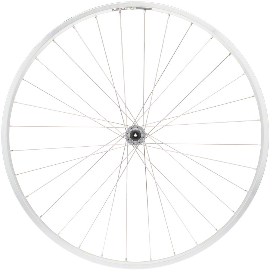 Quality Wheels Value Double Wall Series Front Wheel - 700 QR x 100mm Rim Brake Silver Clincher 32H
