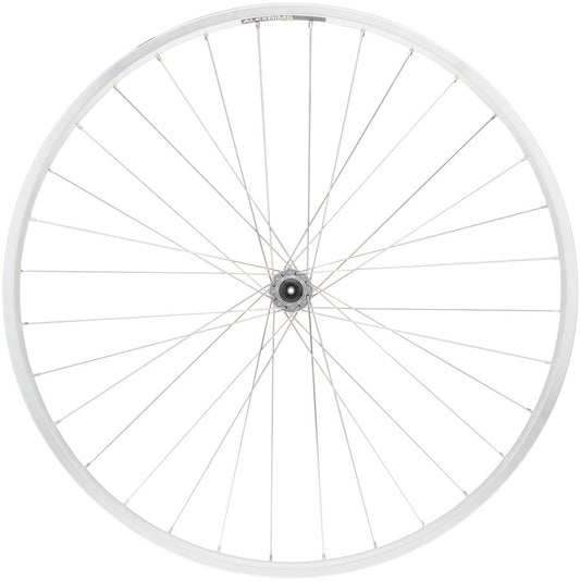 Quality Wheels Value Double Wall Series Front Wheel - 700 QR x 100mm Rim Brake Silver Clincher 32H