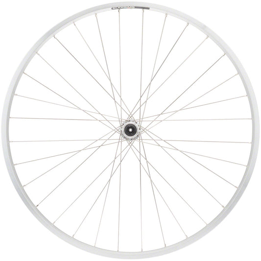 Quality Wheels Value Double Wall Series Rear Wheel - 700 QR x 130mm Rim Brake HG 10 Silver Clincher 32H