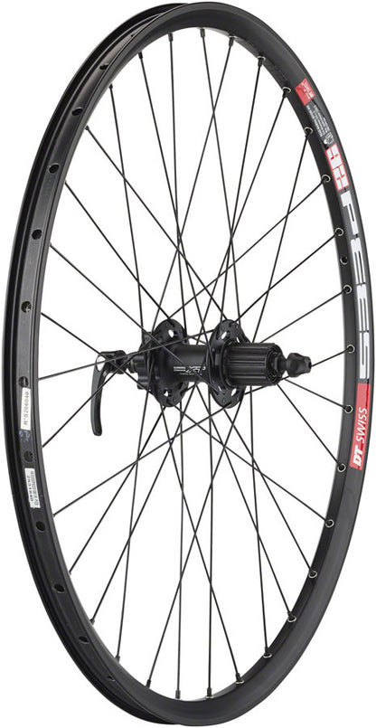 Quality Wheels Shimano FH-QB400/DT 533d Rear Wheel - 26" QR x 135mm 6-Bolt HG 10 BLK 32H