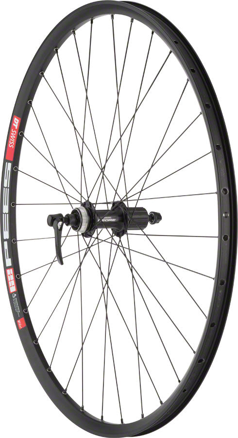 Quality Wheels Deore M610/DT 533d Rear Wheel - 27.5" QR x 135mm Center-Lock HG 10 BLK 32H
