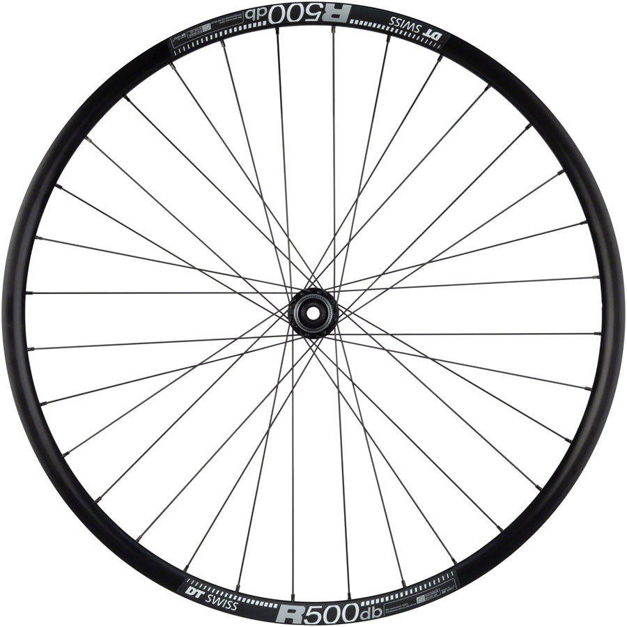 Quality Wheels 105/DT R500 Disc Front Wheel - 700 12 x 100mm Center-Lock BLK 32H