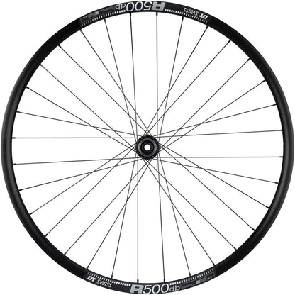 Quality Wheels 105/DT R500 Disc Front Wheel - 700 12 x 100mm Center-Lock BLK 32H