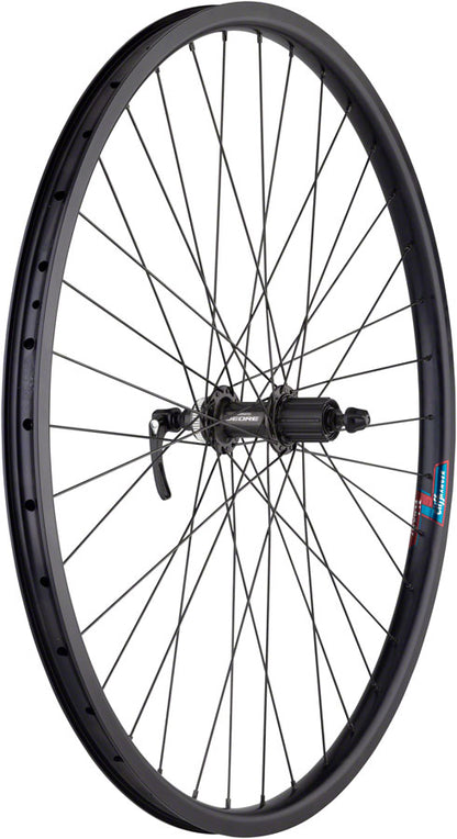 Quality Wheels Value HD Series Disc Rear Wheel - 700 QR x 135mm Center-Lock HG 10 BLK 36H