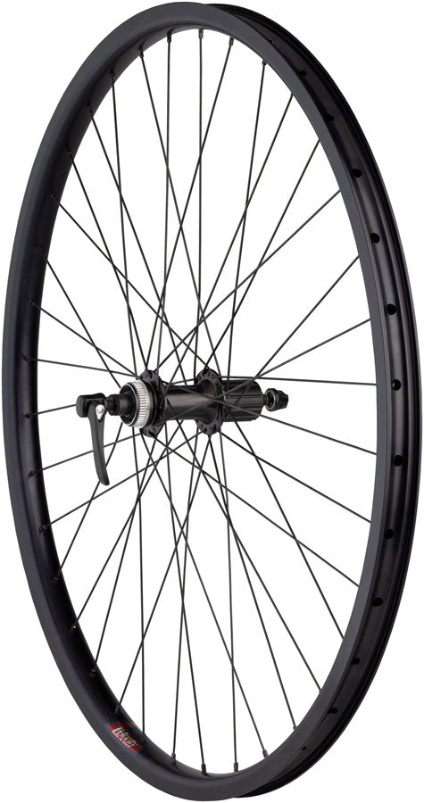 Quality Wheels Value HD Series Disc Rear Wheel - 700 QR x 135mm Center-Lock HG 10 BLK 36H