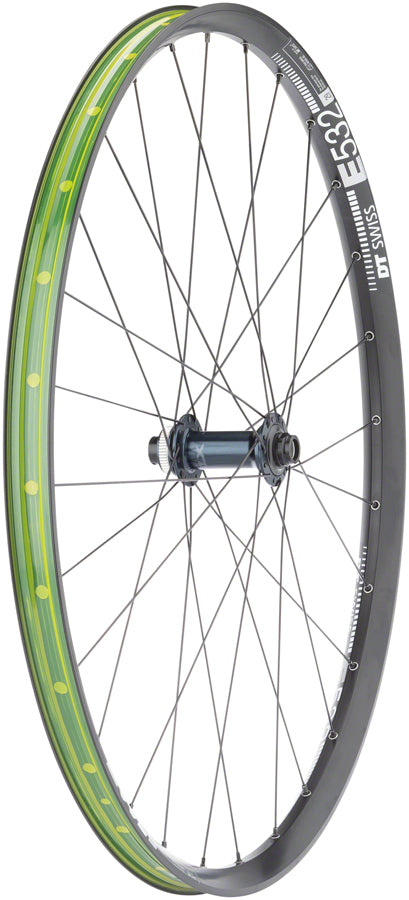Quality Wheels Shimano SLX/DT E532 Front Wheel - 29" 15 x 110mm Center-Lock BLK 28H