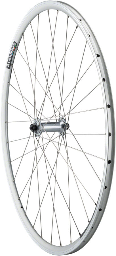 Quality Wheels Tiagra/DA22 Front Wheel - 700 QR x 100mm Rim Brake Silver Clincher 32H