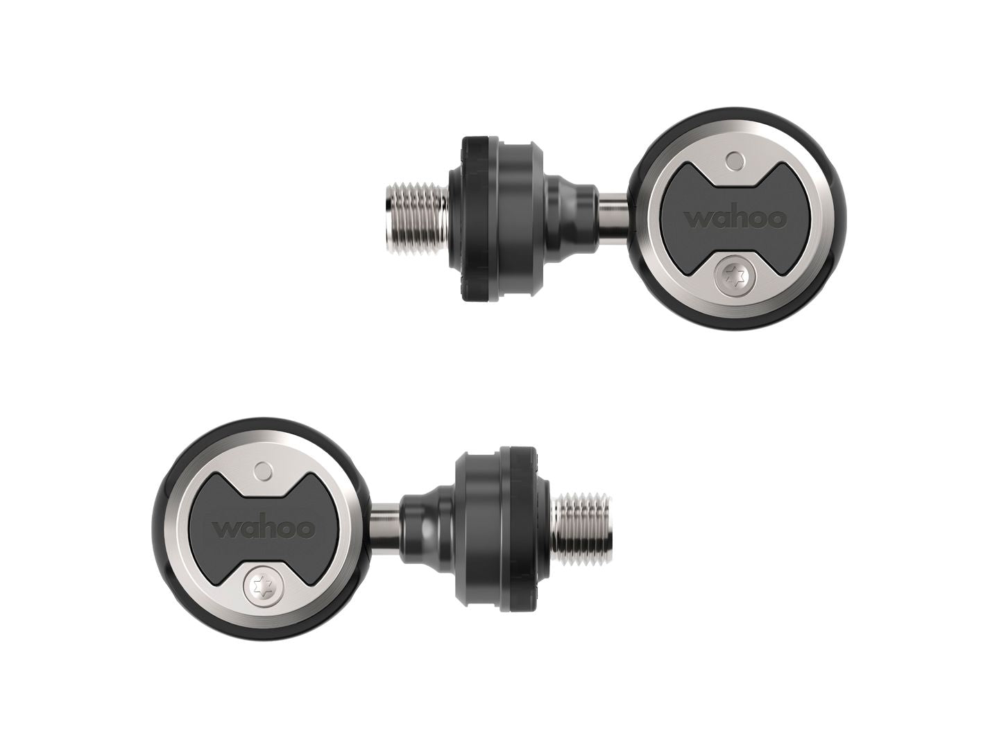 Wahoo Fitness Power Zero Single-Sided Power Pedals - Dual Sided Clipless Composite 9/16" BLK Pair Single-Sensing Speedplay