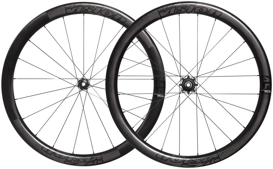 Vision Metron 45 SL TL Disc Wheelset - 700 12x100mm/12x142mm Center-Lock XDR Carbon BLK