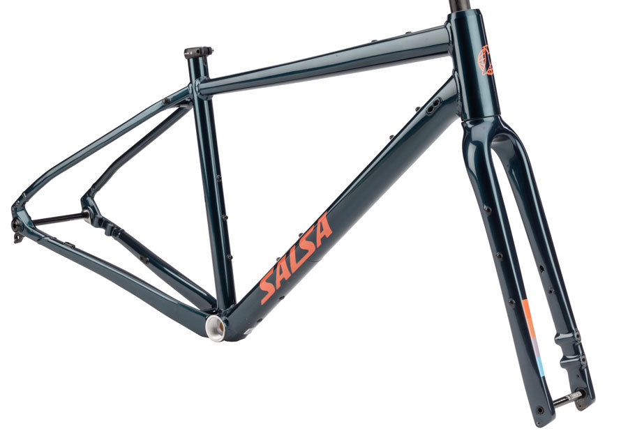 Salsa Journeyer Drop Bar Frameset - Aluminum Midnight Blue 57cm