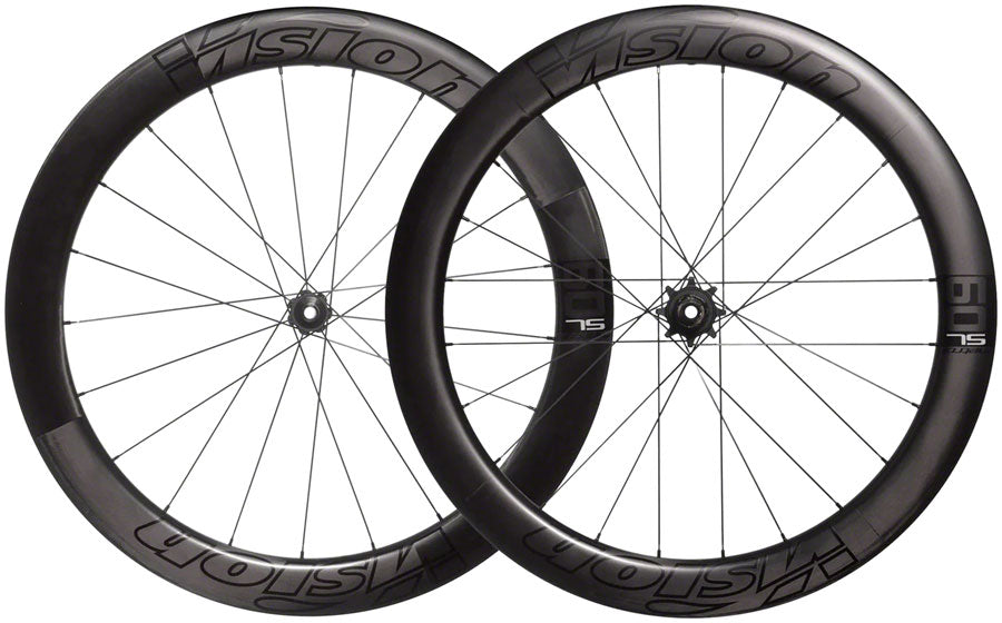 Vision Metron 60 SL TL Disc Wheelset - 700 12x100mm/12x142mm Center-Lock XDR Carbon BLK