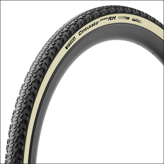 Pirelli Cinturato Gravel RM HP-Line Gravel Tire 700x45C Folding Tubeless Ready SmartEVO GR ProWALL Gravel 120TPI White