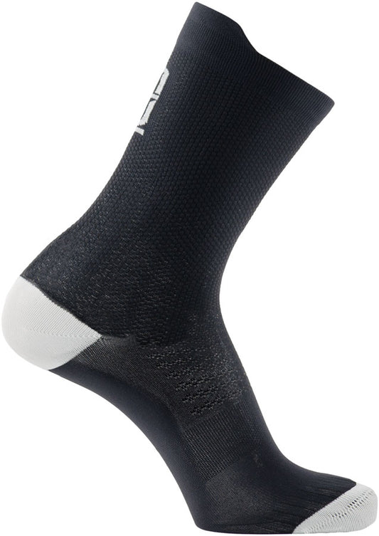 SIDI Nitiidus Socks - Black/White 18cm Fits Sizes 44-46