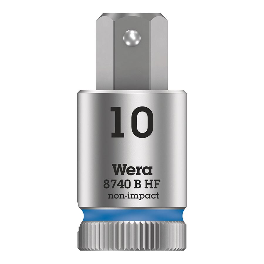Wera Tool 8740 B HF Zyklop 3/8" Drive Hex Bit Socket 10mm  