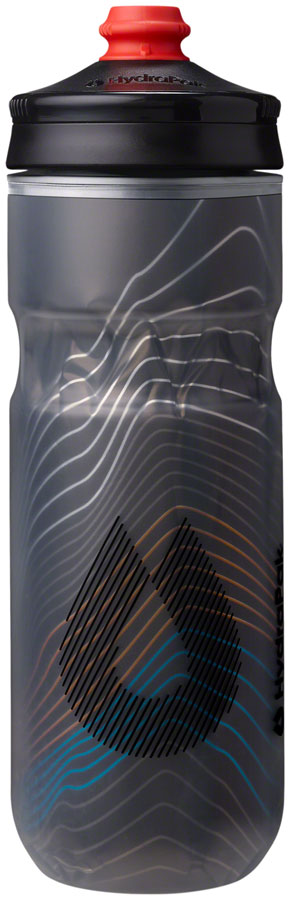 Hydrapak Polar Surge Ascent Insulated Water Bottle - 20oz Black