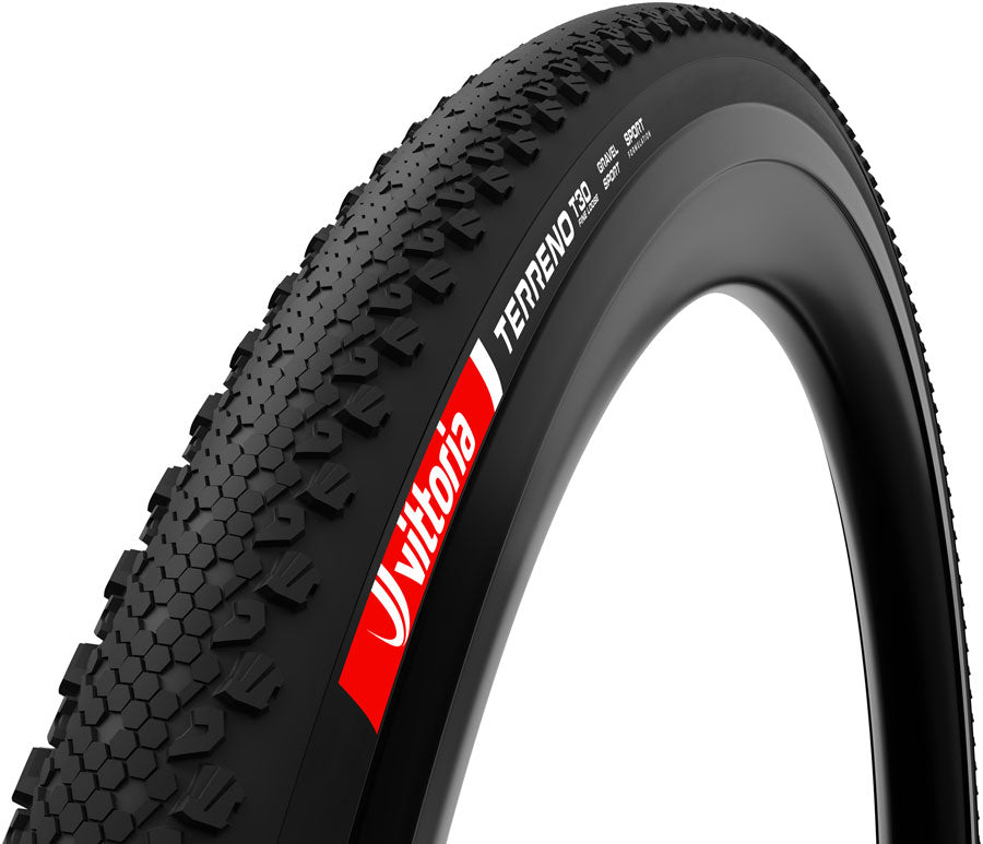 Vittoria Terreno T30 Fine Loose Tire - 700 x 40 Clincher Wire BLK Gravel Sport