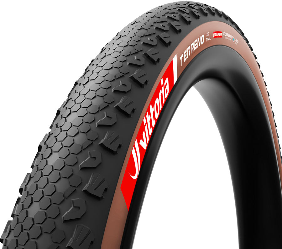 Vittoria Terreno XC Trail Tire - 29 x 2.40 Tubeless Folding BLK/Brown 4C Graphene