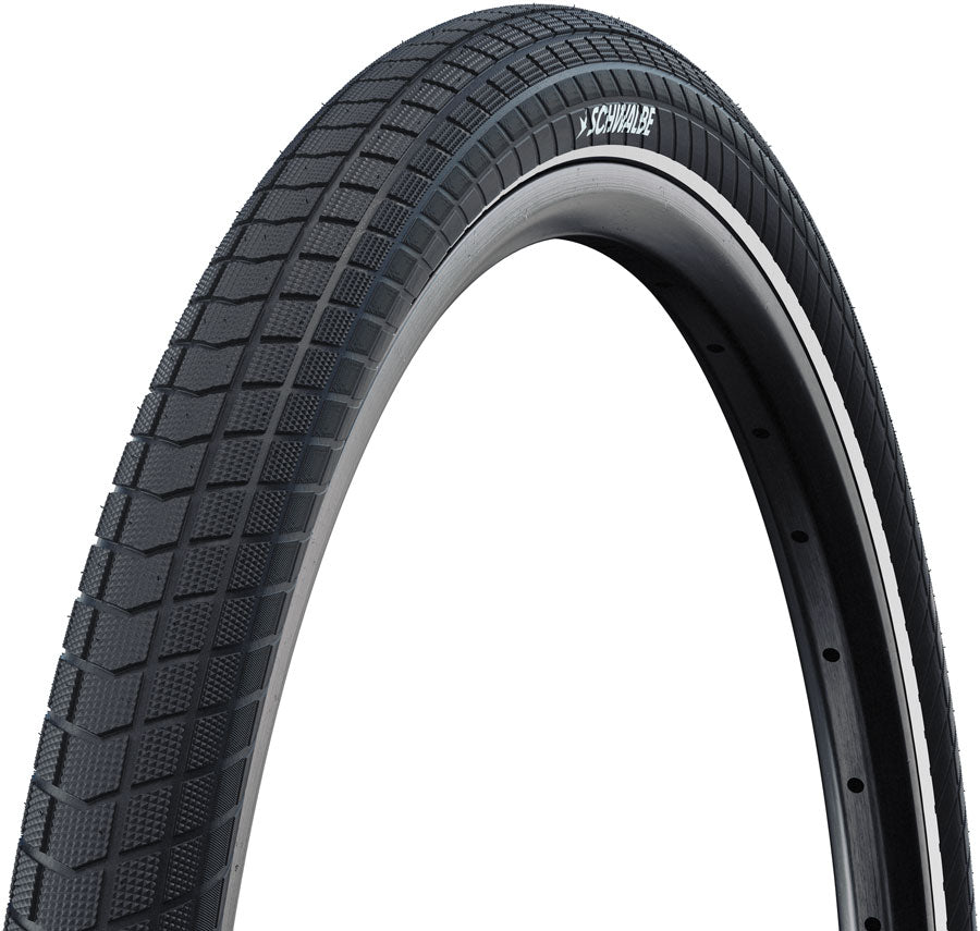 Schwalbe Motion Super Moto-X Tire - 650b x 55 / 27.5 x 2.15 Clincher Wire BLK/Reflex Std GreenGuard DB Defense Addix Green E-50