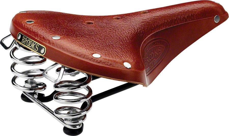 Brooks B67 Saddle - Steel Honey Men's