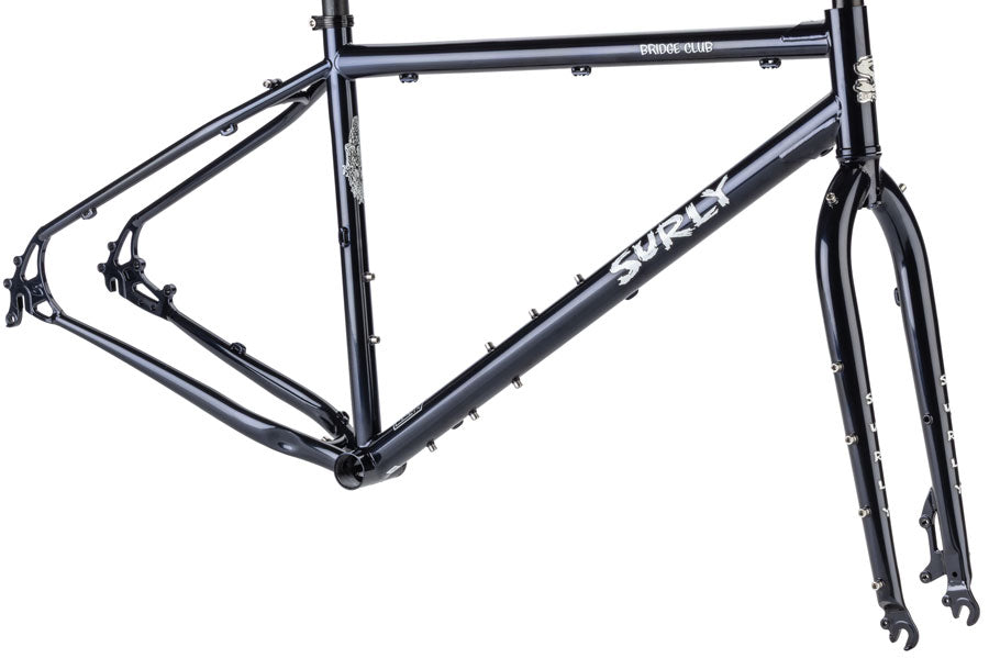 Surly Bridge Club Frameset - 27.5" Steel Squid Ink Small