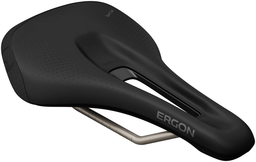 Ergon SMS Sport Gel Saddle - TiNox SL Black Men's Medium/Large