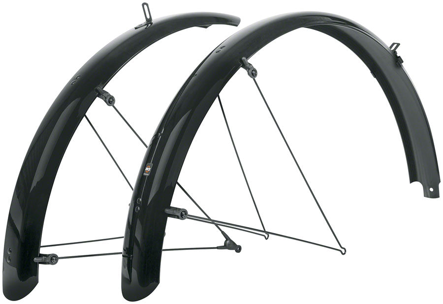 SKS B65 Bluemels Full Coverage Fender Set - 65mm 27.5/29/700 x 2.25  Black