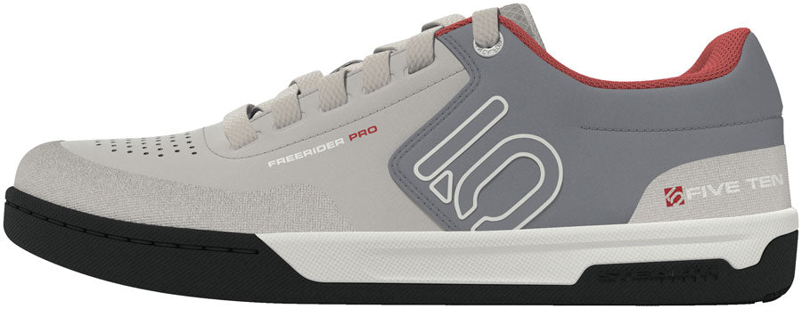 Five Ten Freerider Pro Flat Shoes - Men's Alumina/Off White/Gray 3 10