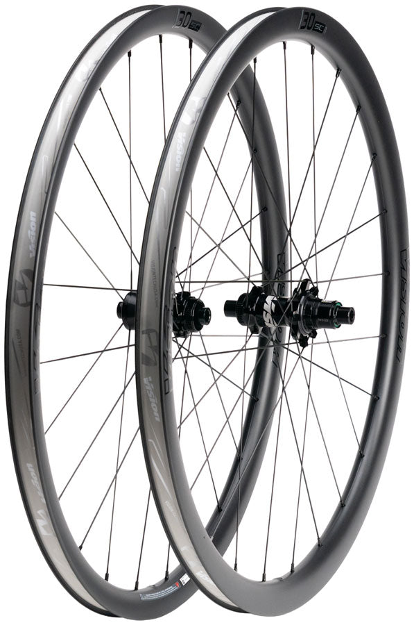 Vision SC30 i23 Wheelset - 700 12 x 100mm/12 x 142mm Center-Lock XDR Carbon BLK