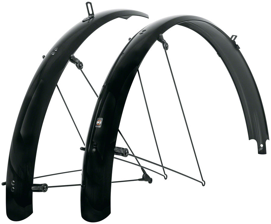 SKS B60 Bluemels Full Coverage Fender Set - 60mm 26 x 1.6-2.1" Black
