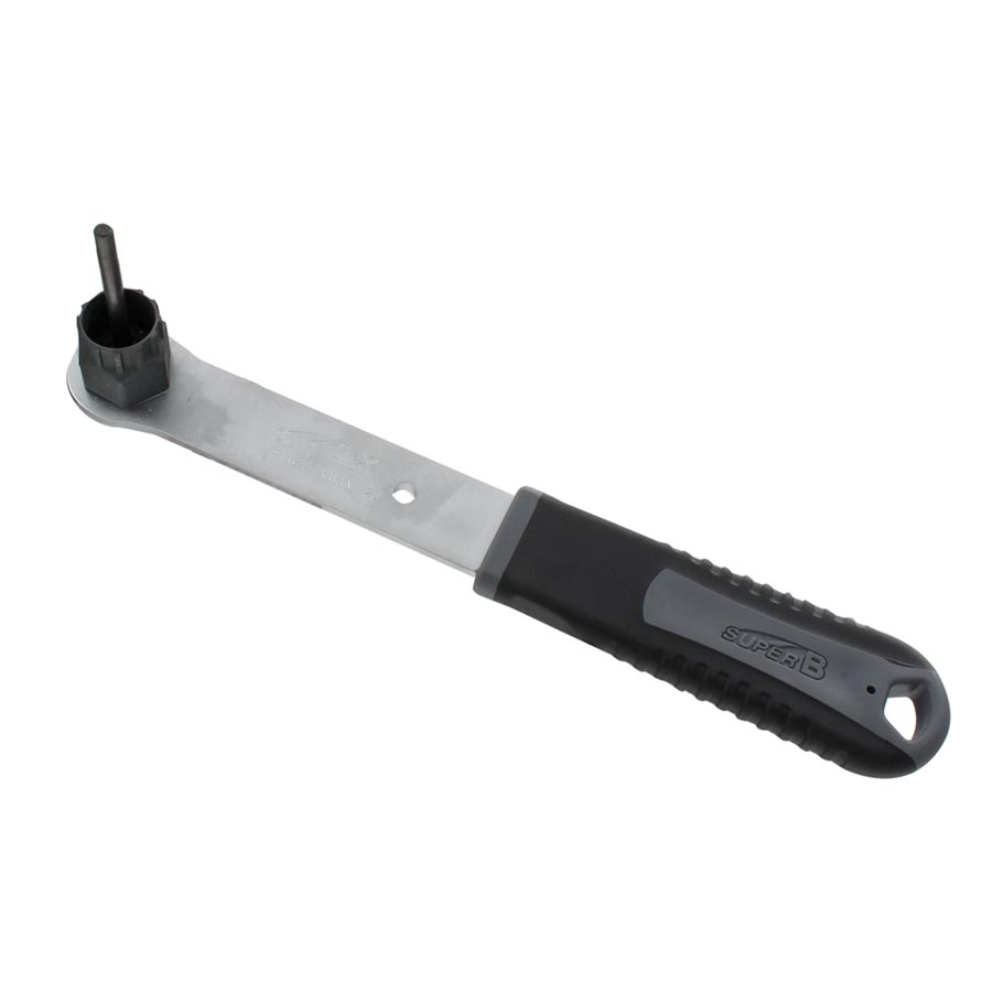 Super-B TB-FW 30 Outil pour contre-ècrou de cassette Shimano avec guide et manche intégré