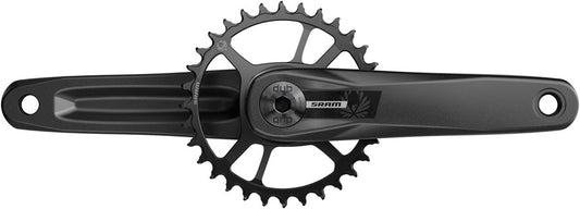 SRAM S200 Eagle Crankset - 165mm 32t Steel Chainring Aluminum Crankarms DUB Spindle BLK 52mm Chainline B1
