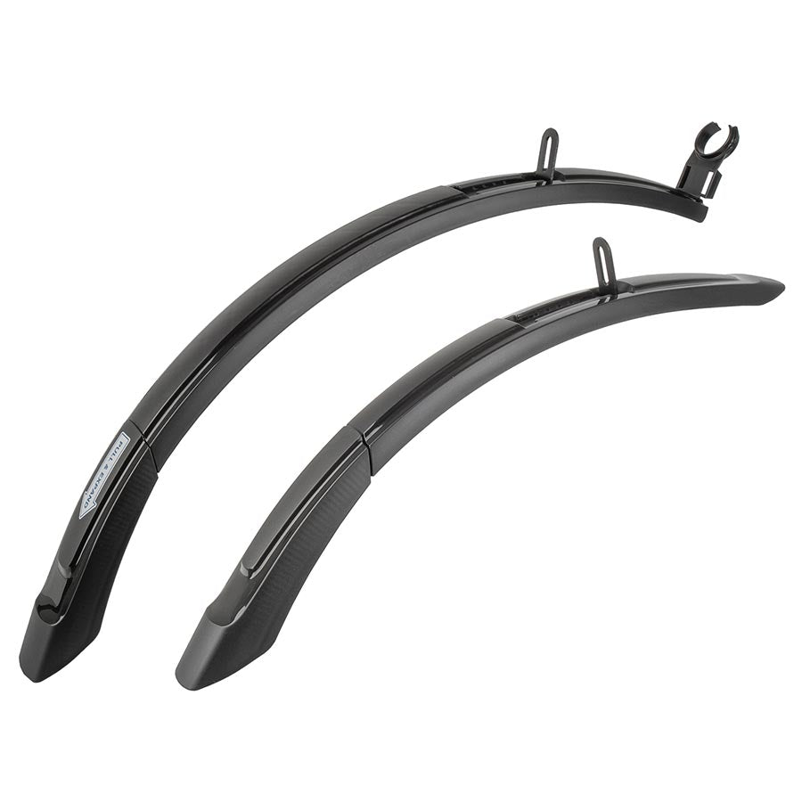 M-Wave Mud Max F+R ADJ S Fender 20''-24'' 55mm Black