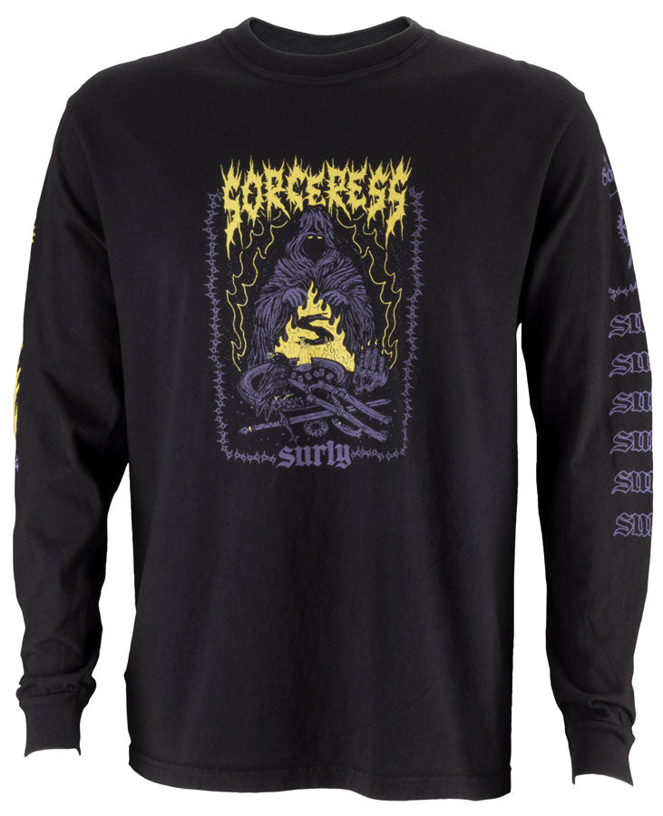 Surly Sorceress Long Sleeve Shirt Black - Small
