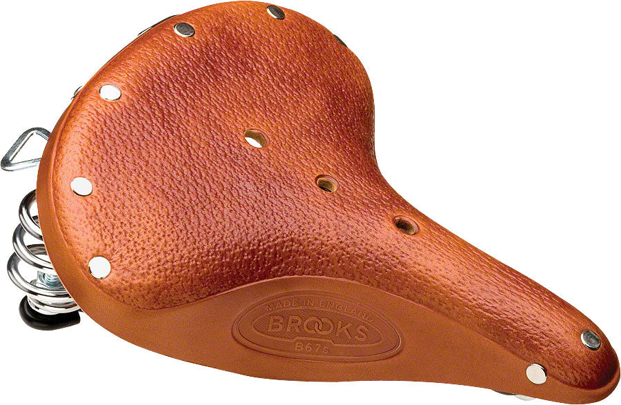 Brooks B67 Saddle - Steel Honey Women's