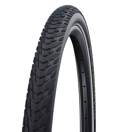 Schwalbe Marathon E-Plus Hybrid Tire Wire Clincher Addix E TwinSkin 67TPI Black Reflective