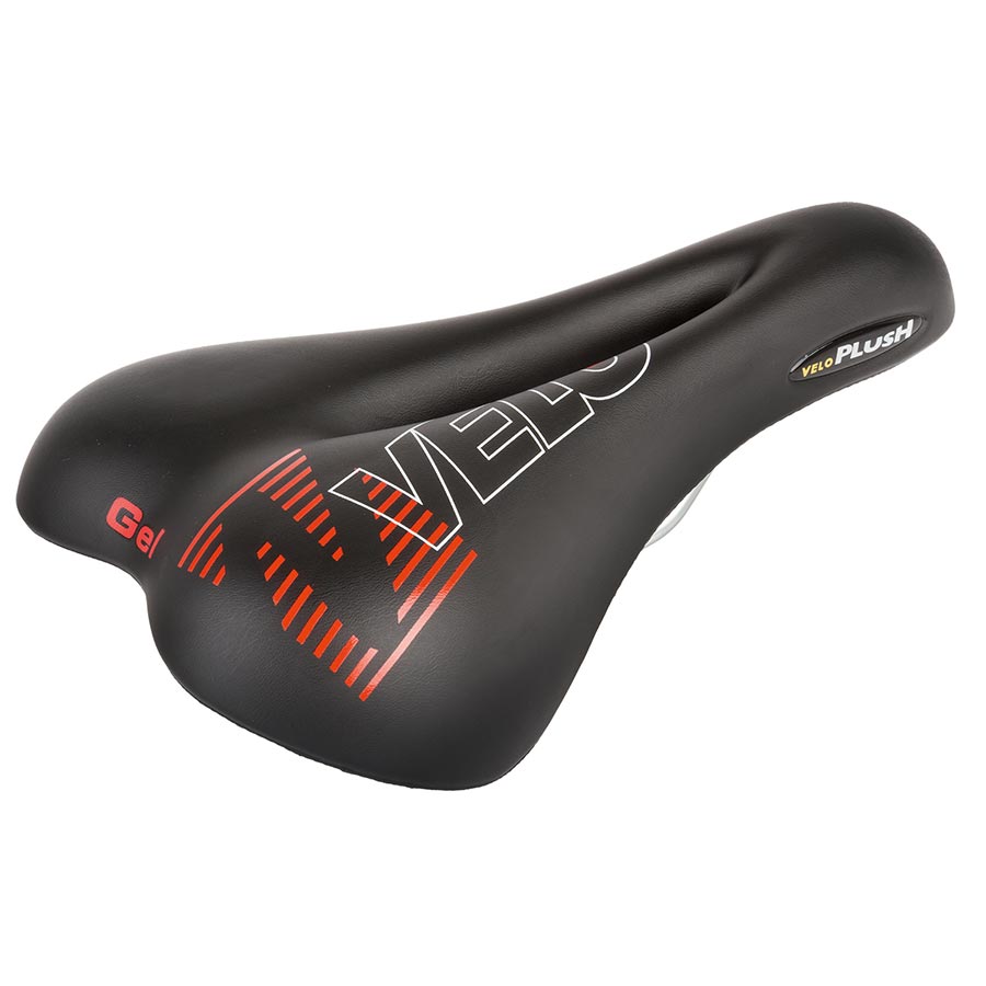Velo Plush Gel D1 Saddle 267 x 168mm 478g Black