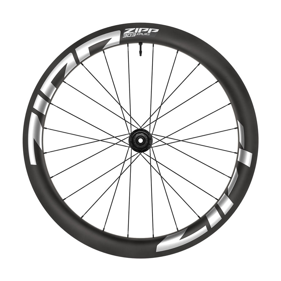 Zipp 303 XPLR S Rear Wheel - 700 12 x 142mm Center-Lock Tubeless Carbon HG 10/11 BLK/White 24H B1