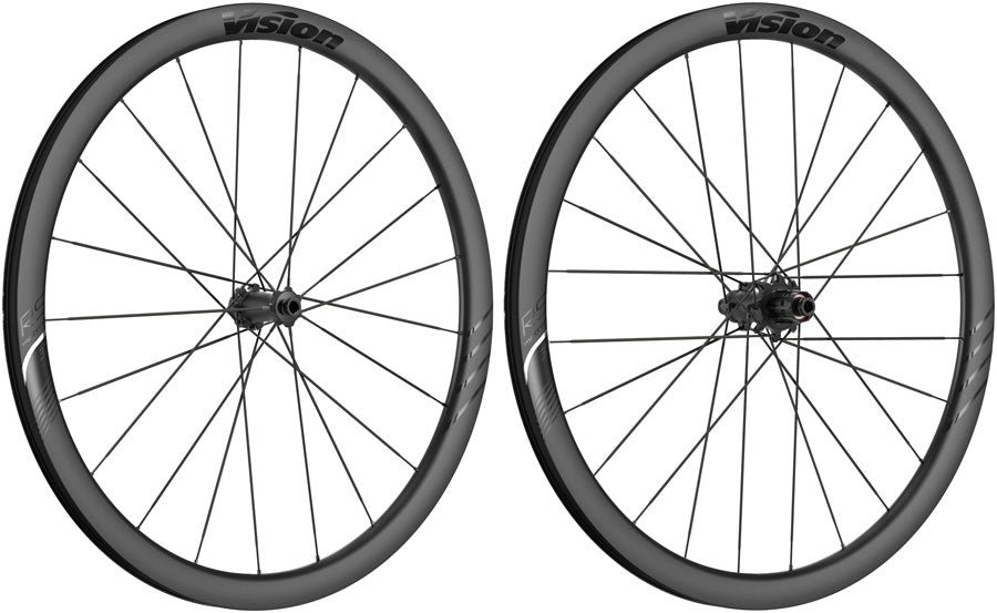 Vision Metron RS 37 Wheelset - 700 12 x 100mm/12 x 142mm Center-Lock HG 11/12 Carbon BLK