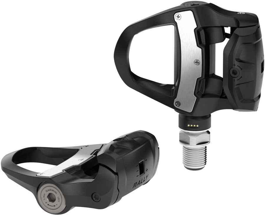 Garmin Rally RK210 Power Meter Pedals - Single Sided Clipless Composite 9/16" BLK Pair Dual-Sensing LOOK KEO