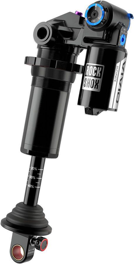 RockShox Vivid Coil Ultimate RC2T Rear Shock - 205 x 57.5mm Reb 55 / Comp 34 Adj. Hydraulic Bottom Out L/45 Standard Trunnion D1