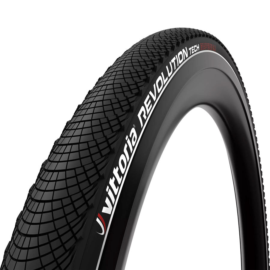 Vittoria Revolution Tech Tire - 26 x 2.0 Clincher Wire BLK/Reflective 1C Graphene G2.0