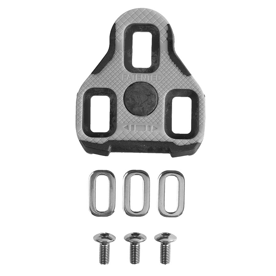 Exustar E-BLK11 Cleats Compatibility: Keo Grip Float: 0° Grey